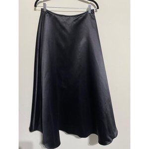 Scott McClintock black satiny maxi skirt formal size 10